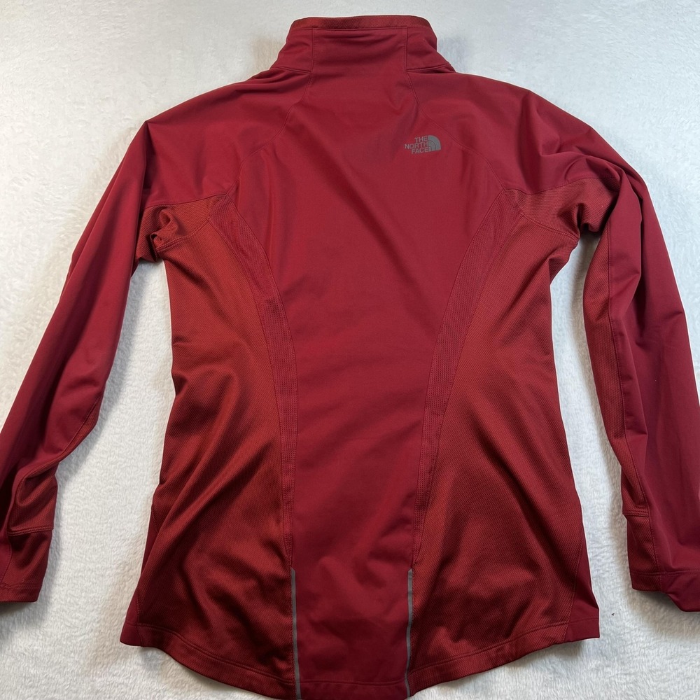 The North Face Isolite Jacket Womens M‎ Red Softshell  Zip Windbreaker Running - Picture 7 of 9